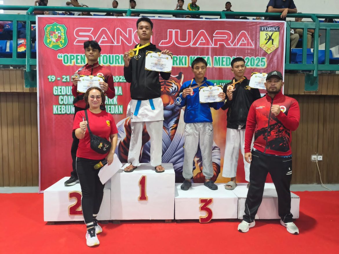 Pengcab Medan Perguruan Karate-Do TAKO Indonesia Meriahkan Turnamen FORKI Medan 2025