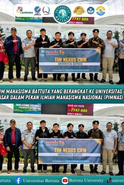 Universitas Battuta Ikuti Pekan Ilmiah Mahasiswa Nasional (PIMNAS) 2025 di Universitas Hasanuddin Makassar