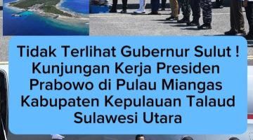 Gubernur Sulut Tak Tampak Dampingi Presiden Prabowo di Miangas, Publik Soroti Kunjungan Kerja Kepala Negara