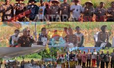 Kapolres Bitung Dampingi Forkopimda Ikuti Panen Raya Jagung Serentak dan Launching Program Ketahanan Pangan Polri