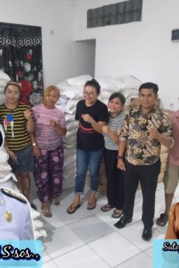 PENYALURAN BANTUAN PANGAN DI BITUNG BERJALAN LANCAR, PEMERINTAH GIRIAN PASTIKAN TEPAT SASARAN