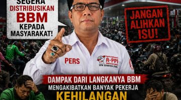 Assosiasi Pewarta Pers Indonesia ( A–PPI ) Sumut bersuara membongkar Borok kinerja Pertamina . Rakyat Sumut sengsara akibat kelangkaan BBM .