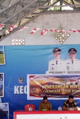 Penerangan Hukum Kejaksaan Negeri Bitung Hadir di Kecamatan Aertembaga